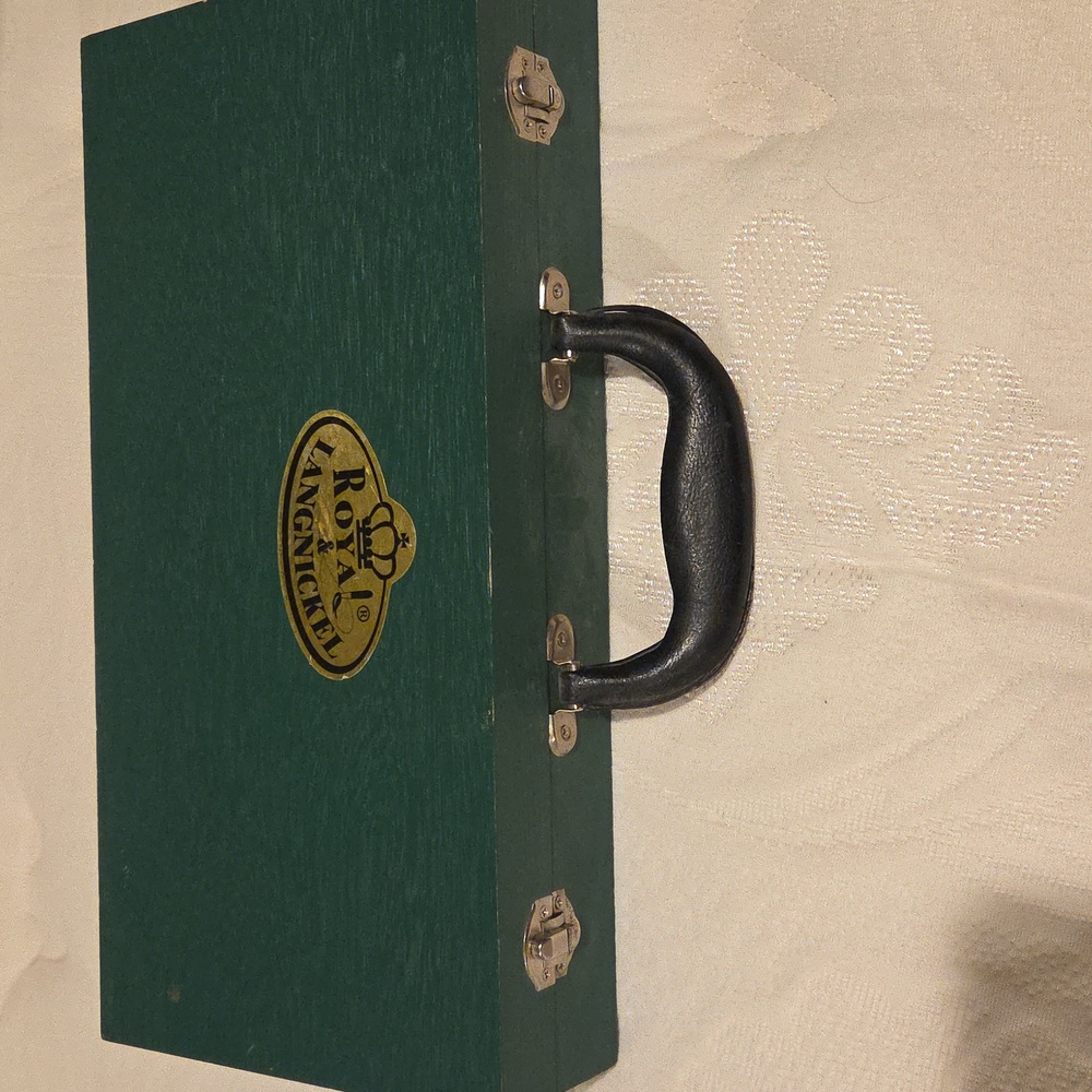 Vintage Royal Langnickle Wooden Box